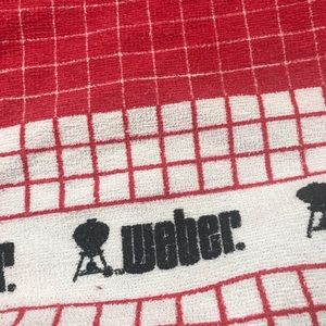 VTG Weber Terry Cloth Tablecloth 50” Round